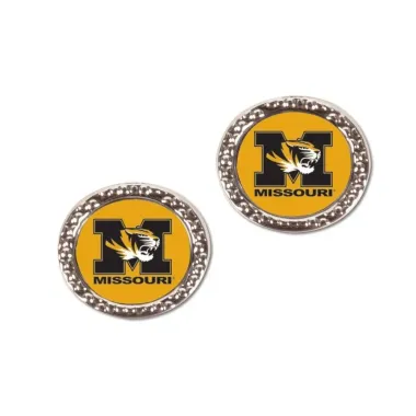 Missouri Tigers Earrings Post Style - Special Order