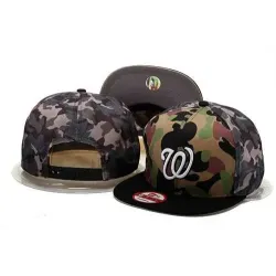 Nationals Fresh Logo Camo Adjustable Hat GS