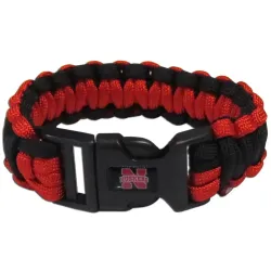 Nebraska Cornhuskers Survival Bracelet - Special Order