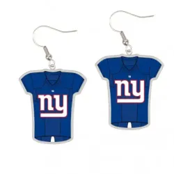 New York Giants Earrings Jersey Style - Special Order