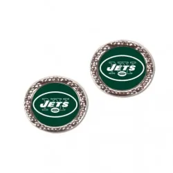 New York Jets Earrings Post Style - Special Order