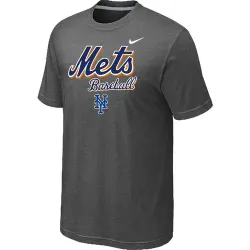 New York Mets 2014 Home Practice T-Shirt - Dark Grey