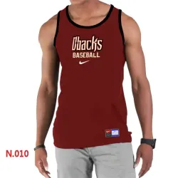 Nike Arizona Diamondbacks Home Practice men Tank Top Red