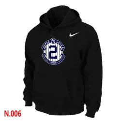 Nike Derek Jeter New York Yankees Official Final Season Commemorative Logo Pullover Hoodie Black