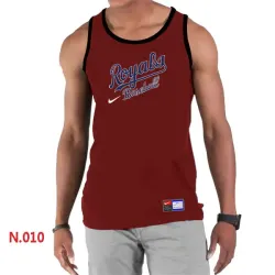 Nike Kansas City Royals Home Practice men Tank Top Red