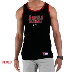 Nike Los Angeles Angels Home Practice men Tank Top Black