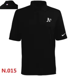 Nike Oakland Athletics 2014 Players Performance Polo Shirt-Black