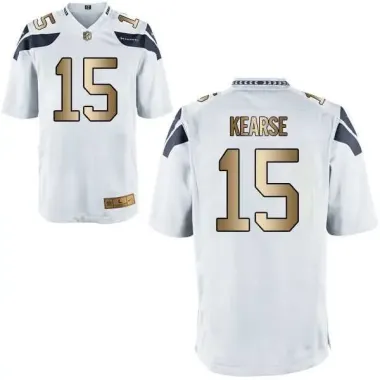 Nike Seattle Seahawks #15 Jermaine Kearse White Gold Game Jersey Dingwo