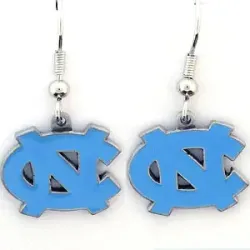 North Carolina Tar Heels Dangle Earrings - Special Order