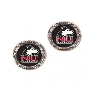 Northern Illinois Huskies Earrings Post Style - Special Order