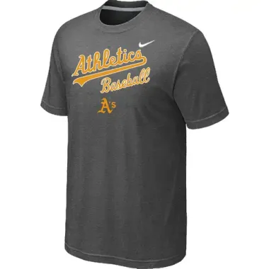 Oakland Athletics 2014 Home Practice T-Shirt - Dark Grey