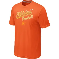 Oakland Athletics 2014 Home Practice T-Shirt - Orange