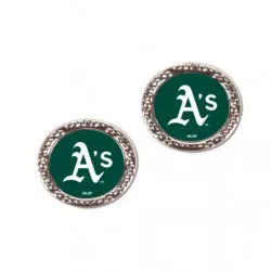 Oakland Athletics Earrings Post Style - Special Order