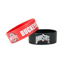 Ohio State Buckeyes Bracelets 2 Pack Wide