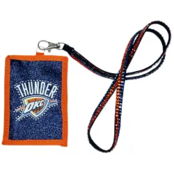 Oklahoma City Thunder Wallet Beaded Lanyard Style