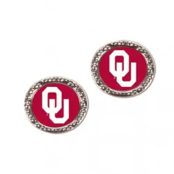 Oklahoma Sooners Earrings Post Style - Special Order