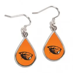 Oregon State Beavers Earrings Tear Drop Style - Special Order