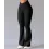 Overlap Waist Flared Yoga Pants