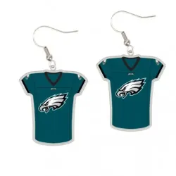 Philadelphia Eagles Earrings Jersey Style - Special Order