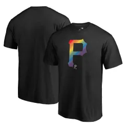 Pittsburgh Pirates Fanatics Branded Black Big & Tall Pride T Shirt