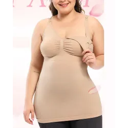 Plus Size Ruched Tummy Control Shapewear Top