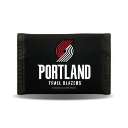 Portland Trail Blazers Wallet Nylon Trifold - Special Order