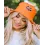 Pumpkin Scary Face Embroidery Bucket Hat