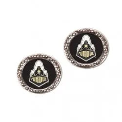 Purdue Boilermakers Earrings Post Style - Special Order