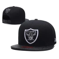 Raiders Team Logo Black Adjustable Hat LT