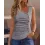 Ruched Side Buttoned Tank Top