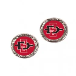 San Diego State Aztecs Earrings Post Style - Special Order