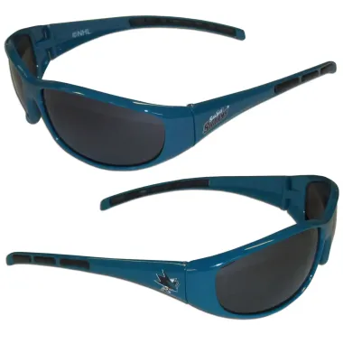 San Jose Sharks Sunglasses Wrap Style - Special Order