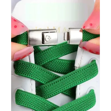 Simple Installation No Screws Required Widened Buckle Elastic Sneakers Laces