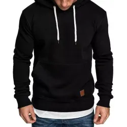 Solid Long Sleeve Loose Hoodies Sweatshirts With Pockets