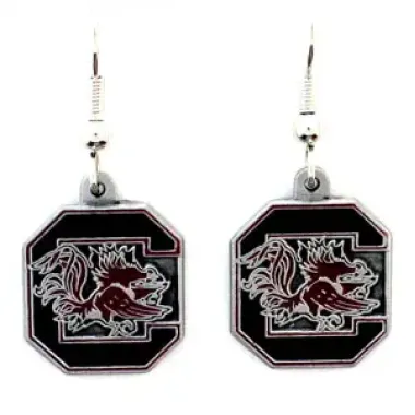 South Carolina Gamecocks Dangle Earrings - Special Order