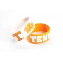 Tennessee Volunteers Bracelets - 2 Pack Wide - Special Order