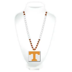 Tennessee Volunteers Mardi Gras Beads with Medallion - Special Order