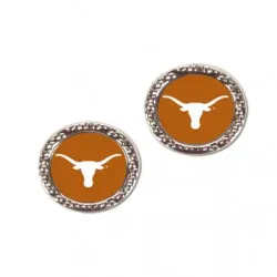 Texas Longhorns Earrings Post Style - Special Order