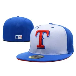 Texas Rangers MLB Fitted Stitched Hats LXMY (3)