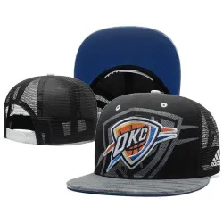 Thunder Team Logo Black Mesh Adjustable Hat GS