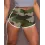 Tie Dye Camouflage Print Sporty Shorts