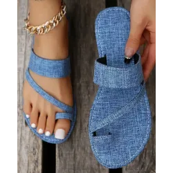 Toe Ring Summer Casual Flip Flops