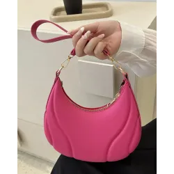 Trendy Zipper Design Shoulder Bag