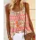 Tribal Print Flowy Cami Top