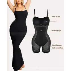 Tummy Control Butt Lifting 2-In-1 Shapewear Dress