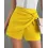 Twisted High Waist Casual Shorts