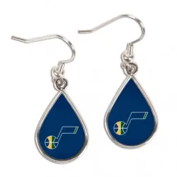 Utah Jazz Earrings Tear Drop Style - Special Order