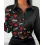 Valentine's Day Heart Letter Print Button Down Shirt