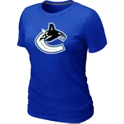 Vancouver Canucks Big & Tall Women\'s Logo Blue T-Shirt