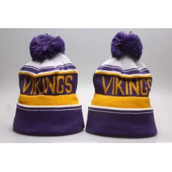 Vikings Fresh Logo Purple Knit Hat YP